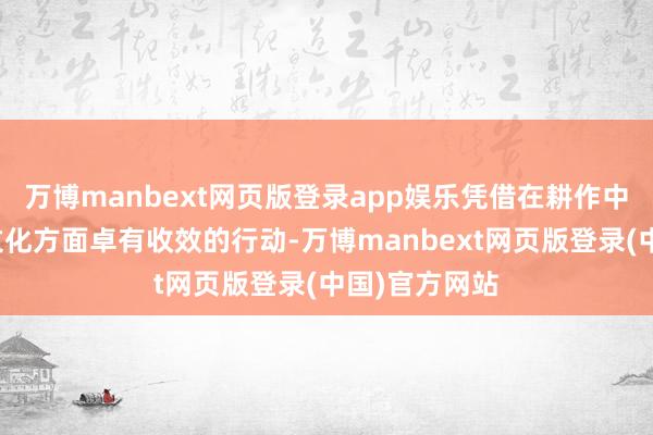 万博manbext网页版登录app娱乐凭借在耕作中国特质金融文化方面卓有收效的行动-万博manbext网页版登录(中国)官方网站